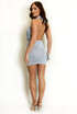 Lurex Cowl Neck Mini Dress