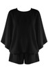 Crepe Textured Top and Shorts Set