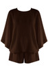 Crepe Textured Top and Shorts Set