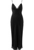 Polka Dots Lace Trim Maxi Dress