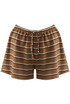 Striped Textured Casual Shorts(PRE ORDER)