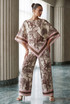Leopard Print Tunic and Trouser Set
