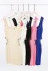 Jewel Embellished Cut Out Mini Dress