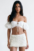 Keyhole Bardot Crop Top