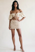 Keyhole Bardot Crop Top