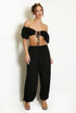 Keyhole Bardot Crop Top