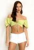 Keyhole Bardot Crop Top