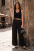 Casual Wide Leg Trousers