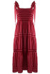 Striped Shirred Maxi Dress(PRE ORDER)