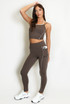 Gym Vest And Legging Set With Piping - New Ratio