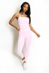 Gym Vest And Legging Set With Piping - New Ratio