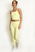 Gym Vest And Legging Set With Piping - New Ratio