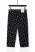 Polka Dots Cropped Capri Jeans 