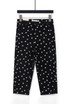 Polka Dots Cropped Capri Jeans 