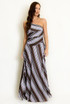 Asymmetric One Shoulder Top and Skirt