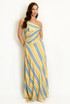 Asymmetric One Shoulder Top and Skirt