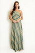 Asymmetric One Shoulder Top and Skirt