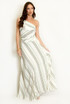 Asymmetric One Shoulder Top and Skirt