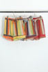 Mix Stripes Paper Bag Shorts