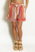 Mix Stripes Paper Bag Shorts(PRE ORDER)