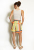 Striped Paper Bag Shorts