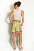 Striped Paper Bag Shorts