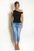 Low Rise Capris Jeans