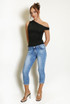 Low Rise Capris Jeans