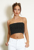 Polka Dot Cropped Cami Top