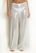 Sheer Sequin Wide Leg Trouser