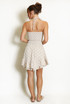 Shirred Halterneck Polka Dots Playsuit
