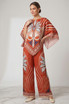 Floral Print Tunic and Trouser Set