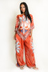 Floral Print Tunic and Trouser Set