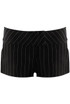 Low Rise Pinstripe Tailored Mini Shorts
