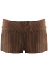 Low Rise Pinstripe Tailored Mini Shorts