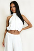 Bubble Hem Halter Top