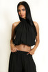 Bubble Hem Halter Top