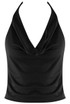 Cowl Halterneck Top