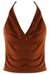 Cowl Halterneck Top