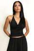 Cowl Halterneck Top
