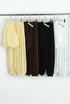 Balloon Hem Blouse and Trousers Set