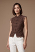 Lace Mandarin Waistcoat
