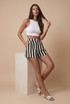 Striped Casual Shorts