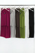 Crinkle Beaded Halter Blouse and Trouser Set