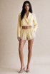 Satin Runner Shorts With Lace Trim
