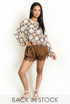 Satin Runner Shorts With Lace Trim
