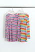 Zig Zag Ring Plunge Neck Mini Dress