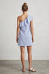 Stripes One Shoulder Dress