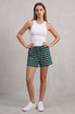 Striped Casual Shorts