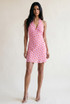Polka Dot Halterneck Mini Dress